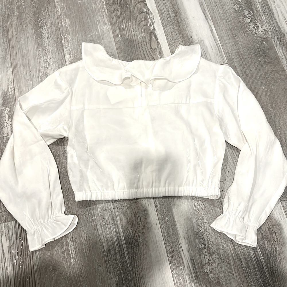 Zara Fluid Ruffled Blouse - Picture 9 of 9